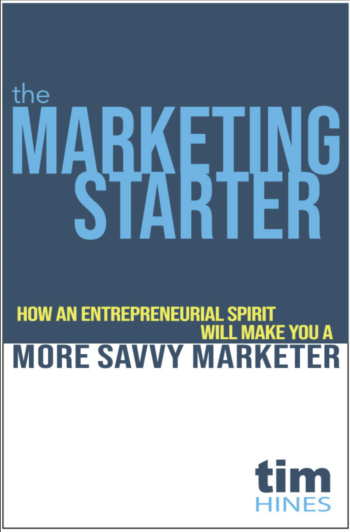 The Marketing Starter, Tim Hines, book cover